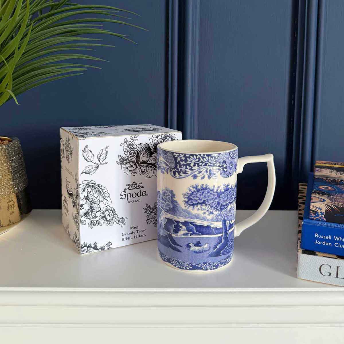 Limited Edition Blue Italian Mug image number null